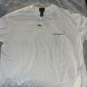 H & M white LA T-shirt
